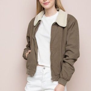 Navy Blue Bomber Jacket